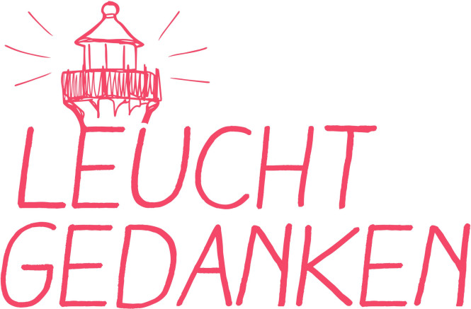 Dieses Bild zeigt ein Logo des Podcast Leuchtgedanken.
