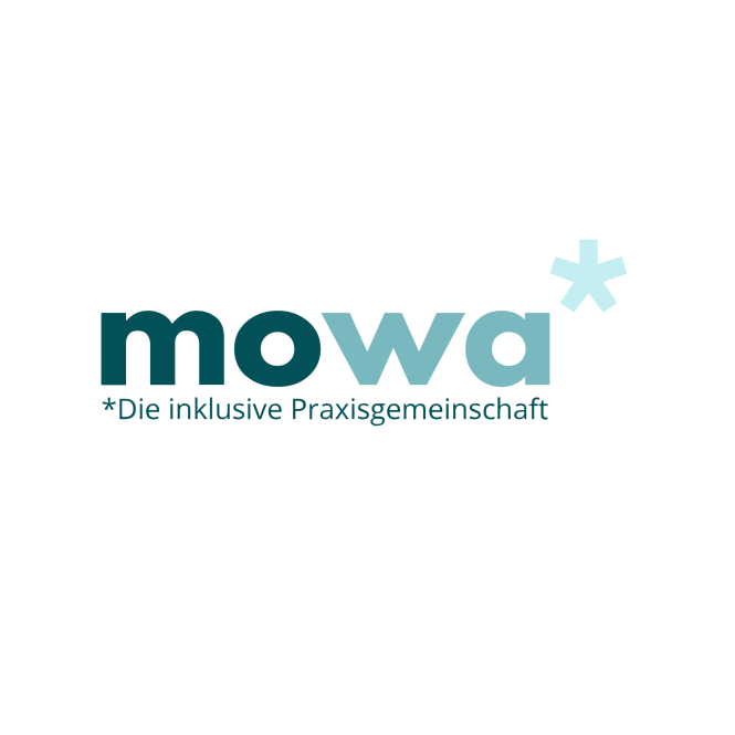 Das ist das Logo der Gemeinschaftspraxis mowa.